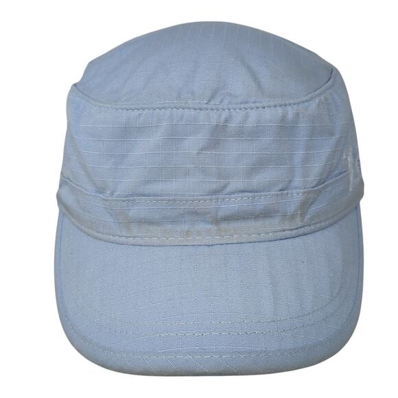Life Is Good Cadet Army Cap Blue One Size Adjustable Lightweight Blank - Picture 1 of 8